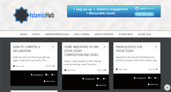 Desktop Screenshot of islamichub.net