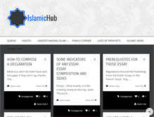 Tablet Screenshot of islamichub.net